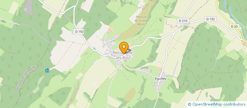 localisation de l'entreprise MONSIEUR ALEXANDRE BRON  RECOLOGNE-LES-RIOZ