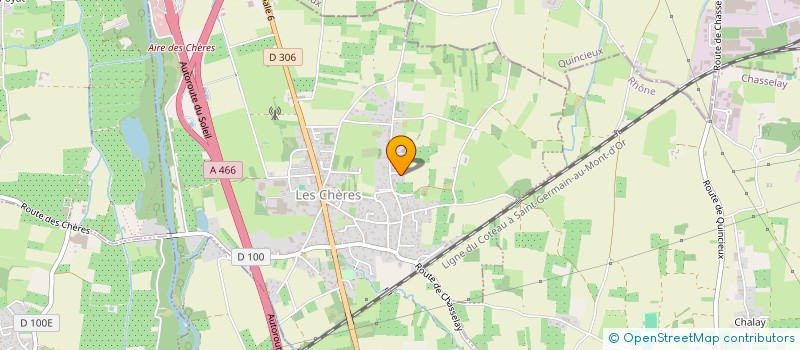 localisation de l'entreprise MONSIEUR ALEXANDRE BROSSE  LES CHERES