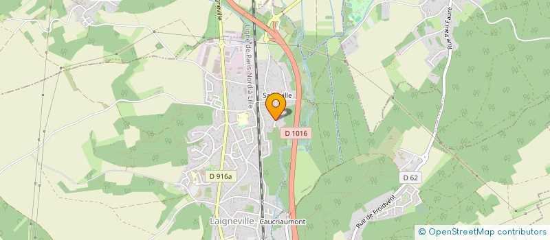 localisation de l'entreprise MONSIEUR ALEXANDRE BROTONNE  LAIGNEVILLE