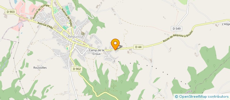 localisation de l'entreprise MONSIEUR ALEXANDRE BRU  REQUISTA