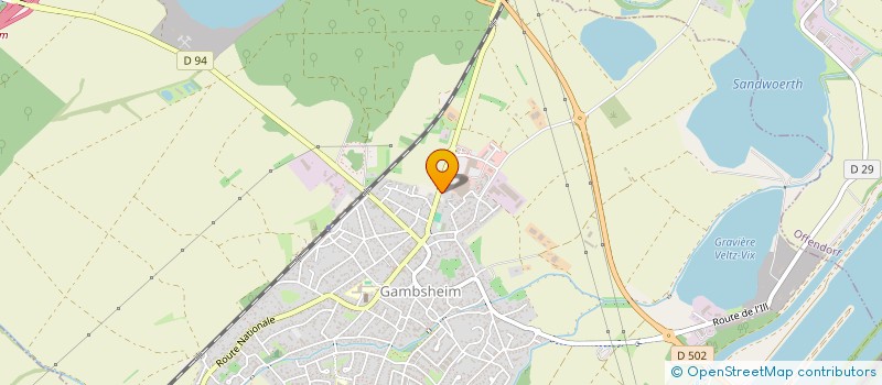 localisation de l'entreprise MONSIEUR ALEXANDRE BRUCKER  GAMBSHEIM