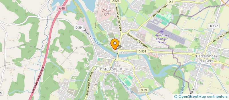 localisation de l'entreprise MONSIEUR ALEXANDRE BRULARD  AIRE-SUR-L'ADOUR
