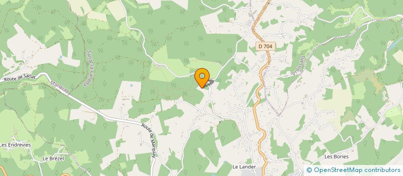 localisation de l'entreprise MONSIEUR ALEXANDRE BRUN  CARSAC-AILLAC