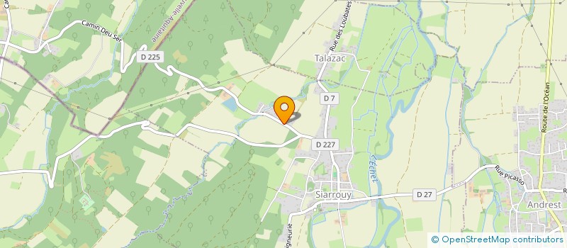 localisation de l'entreprise MONSIEUR ALEXANDRE BRUN  SIARROUY