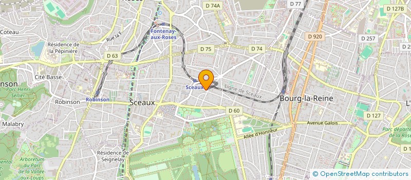 localisation de l'entreprise MONSIEUR ALEXANDRE BRUNCO à SCEAUX