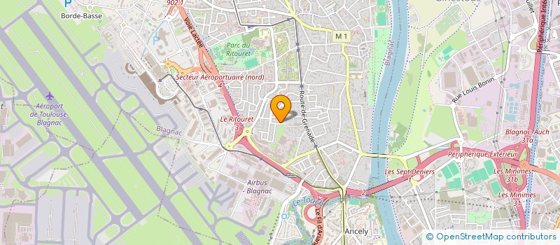 localisation de l'entreprise MONSIEUR ALEXANDRE BRUNE  CORNEBARRIEU