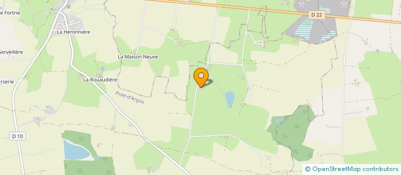 localisation de l'entreprise MONSIEUR ALEXANDRE BRUNET  PREE-D'ANJOU