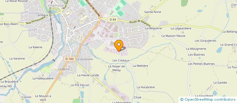 localisation de l'entreprise MONSIEUR ALEXANDRE BRUNET  CHEMILLE-EN-ANJOU