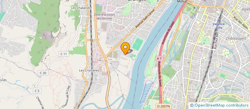 localisation de l'entreprise MONSIEUR ALEXANDRE BRUNO  GUILHERAND-GRANGES