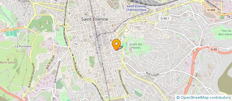 localisation de l'entreprise MONSIEUR ALEXANDRE BRUNON à SAINT-ETIENNE