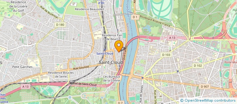 localisation de l'entreprise MONSIEUR ALEXANDRE BRUSSILOVSKY à SAINT-CLOUD