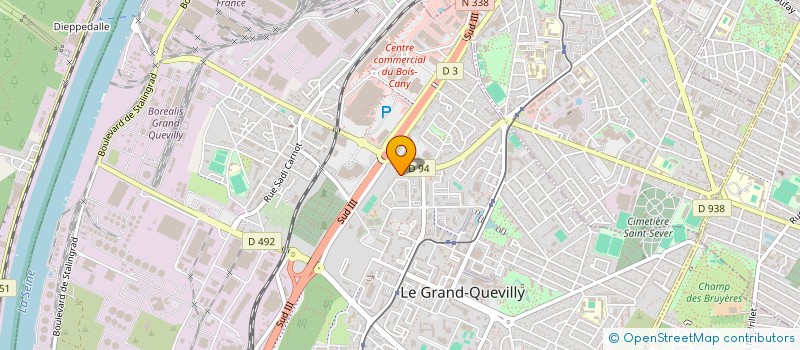 localisation de l'entreprise MONSIEUR ALEXANDRE BUALLION  LE GRAND-QUEVILLY