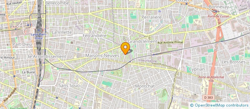 localisation de l'entreprise MONSIEUR ALEXANDRE BUAN à VILLEURBANNE