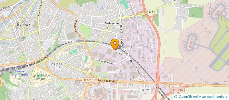 localisation de l'entreprise MONSIEUR ALEXANDRE BUCAILLE  EVREUX