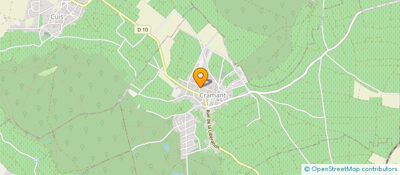 localisation de l'entreprise MONSIEUR ALEXANDRE BULLIER à CRAMANT