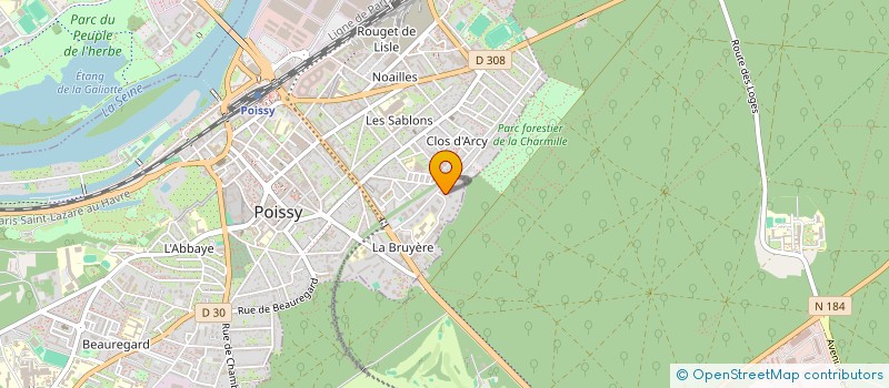 localisation de l'entreprise MONSIEUR ALEXANDRE BULTE  POISSY