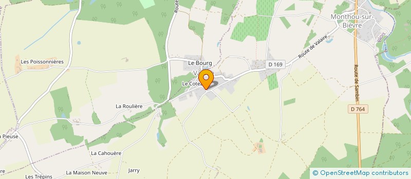 localisation de l'entreprise MONSIEUR ALEXANDRE BUNIET  MONTHOU-SUR-BIEVRE