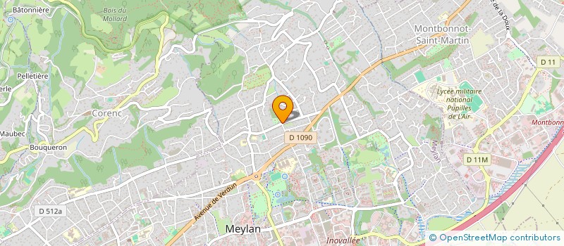 localisation de l'entreprise MONSIEUR ALEXANDRE BURACCHINI  MEYLAN