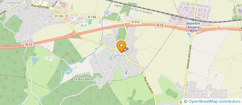 localisation de l'entreprise MONSIEUR ALEXANDRE BUREAU  GALLUIS