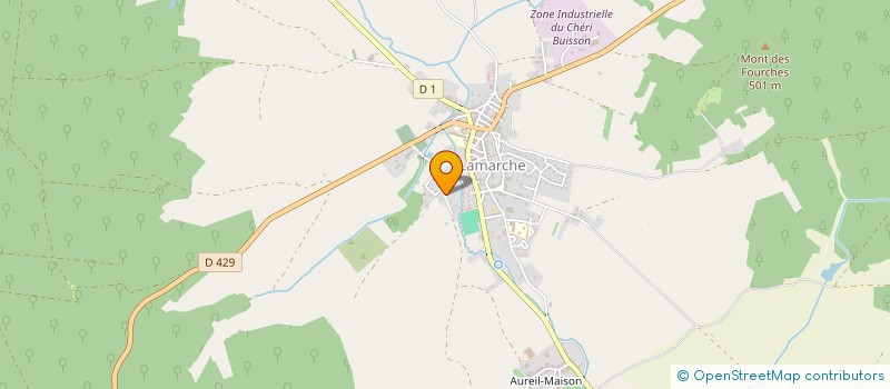 localisation de l'entreprise MONSIEUR ALEXANDRE BURGON  LAMARCHE