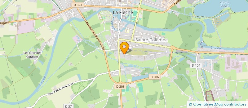 localisation de l'entreprise MONSIEUR ALEXANDRE BURIDANT  LA FLECHE