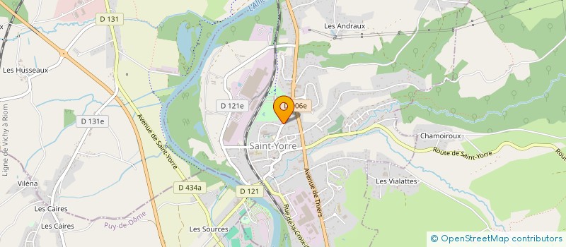 localisation de l'entreprise MONSIEUR ALEXANDRE BURKART  SAINT-YORRE