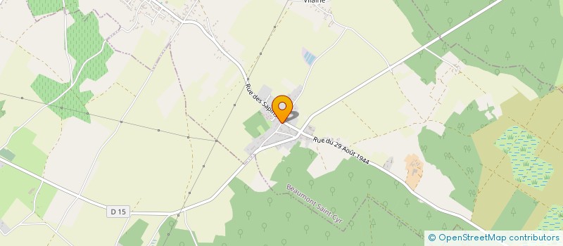 localisation de l'entreprise MONSIEUR ALEXANDRE BURLET  BEAUMONT SAINT-CYR