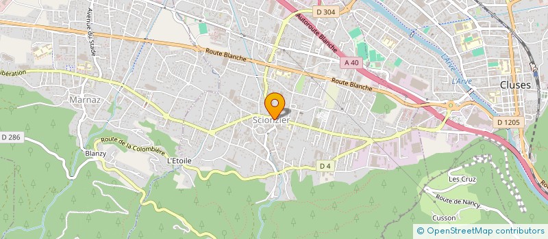 localisation de l'entreprise MONSIEUR ALEXANDRE BURNIER  SCIONZIER