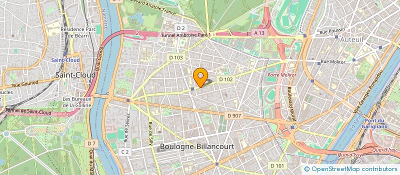 localisation de l'entreprise MONSIEUR ALEXANDRE BUTHIER à BOULOGNE-BILLANCOURT