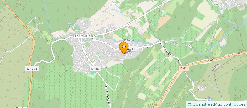 localisation de l'entreprise MONSIEUR ALEXANDRE CABANE  LES MATELLES