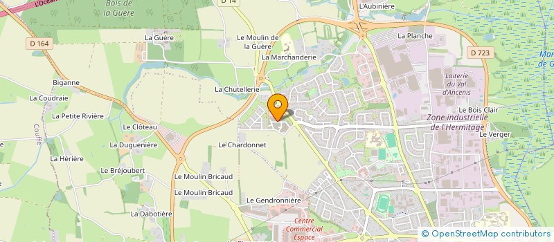 localisation de l'entreprise MONSIEUR ALEXANDRE CADEAU à ANCENIS-SAINT-GEREON