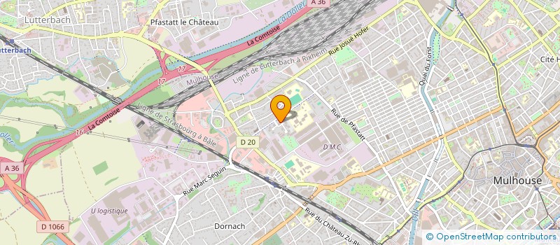 localisation de l'entreprise MONSIEUR ALEXANDRE CALAME  MULHOUSE