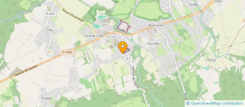 localisation de l'entreprise MONSIEUR ALEXANDRE CALIE  SCIEZ