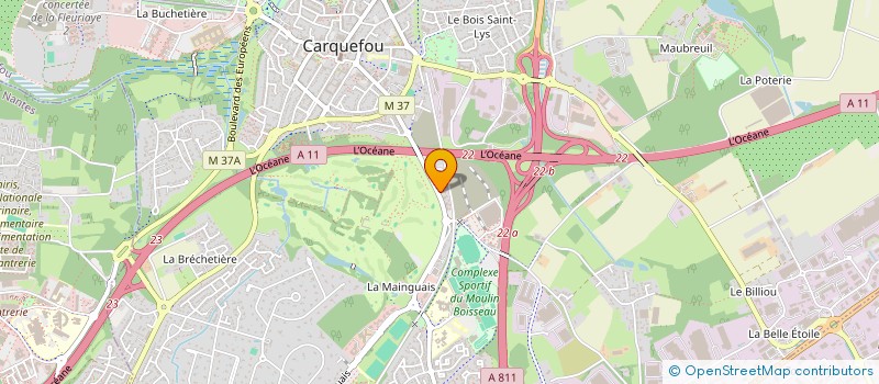 localisation de l'entreprise MONSIEUR ALEXANDRE CALTEAU à CARQUEFOU