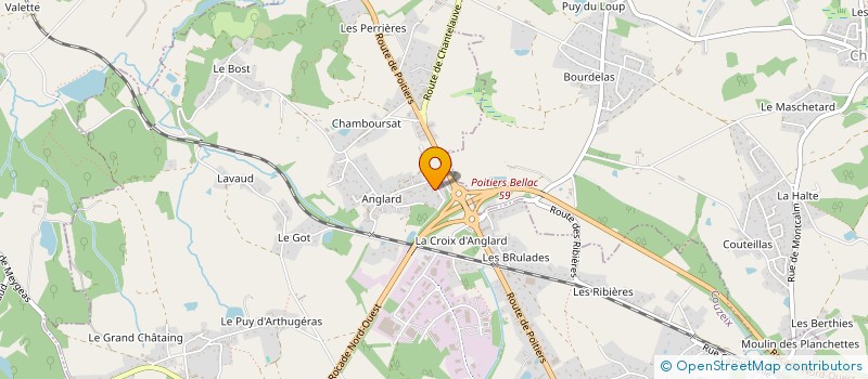 localisation de l'entreprise MONSIEUR ALEXANDRE CALVO à COUZEIX