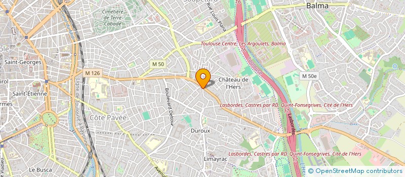 localisation de l'entreprise MONSIEUR ALEXANDRE CAMPS  TOULOUSE
