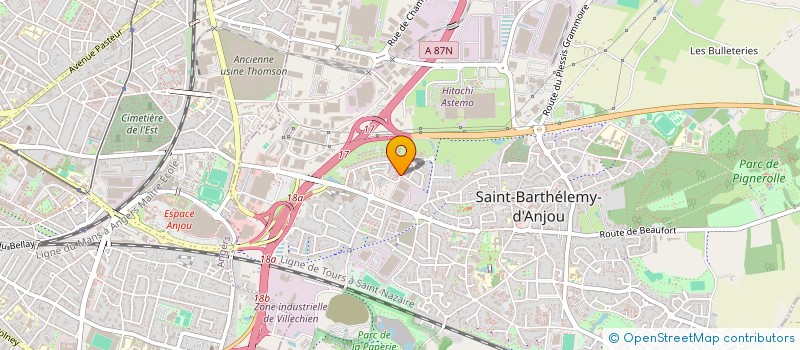 localisation de l'entreprise MONSIEUR ALEXANDRE CANBUDAK  SAINT-BARTHELEMY-D'ANJOU