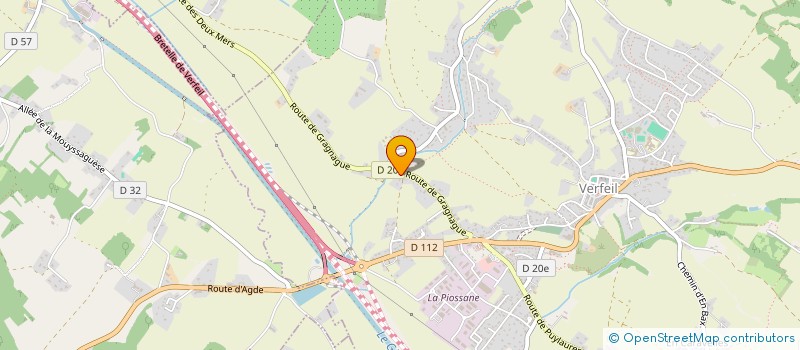 localisation de l'entreprise MONSIEUR ALEXANDRE CANDAU-BRUSSON  VERFEIL