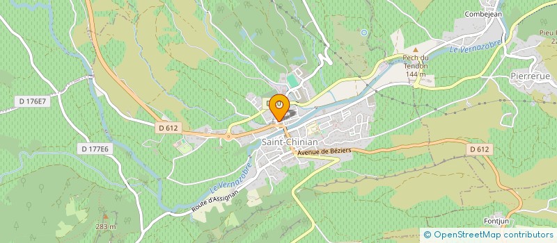 localisation de l'entreprise MONSIEUR ALEXANDRE CANO  SAINT-CHINIAN