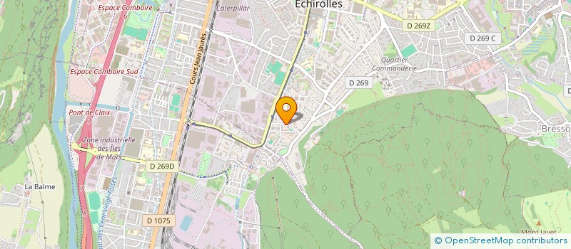 localisation de l'entreprise MONSIEUR ALEXANDRE CANO  ECHIROLLES