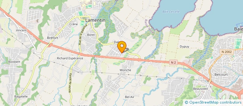 localisation de l'entreprise MONSIEUR ALEXANDRE CANOVAS  BAIE MAHAULT