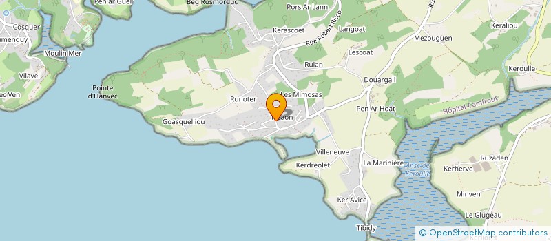 localisation de l'entreprise MONSIEUR ALEXANDRE CANTON  HOPITAL-CAMFROUT