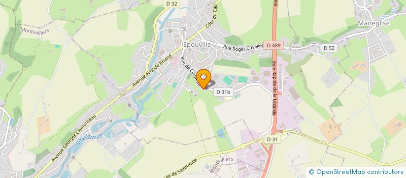 localisation de l'entreprise MONSIEUR ALEXANDRE CAPRON  EPOUVILLE