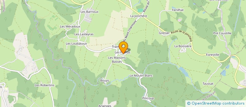 localisation de l'entreprise MONSIEUR ALEXANDRE CARCOUET  EGLISENEUVE-PRES-BILLOM