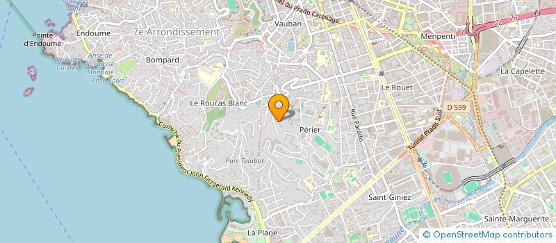 localisation de l'entreprise MONSIEUR ALEXANDRE CARDONE à MARSEILLE 8EME