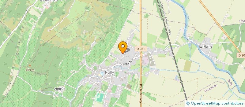 localisation de l'entreprise MONSIEUR ALEXANDRE CARDOSO  RULLY