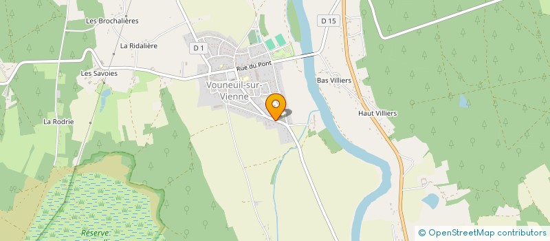 localisation de l'entreprise MONSIEUR ALEXANDRE CARET  VOUNEUIL-SUR-VIENNE