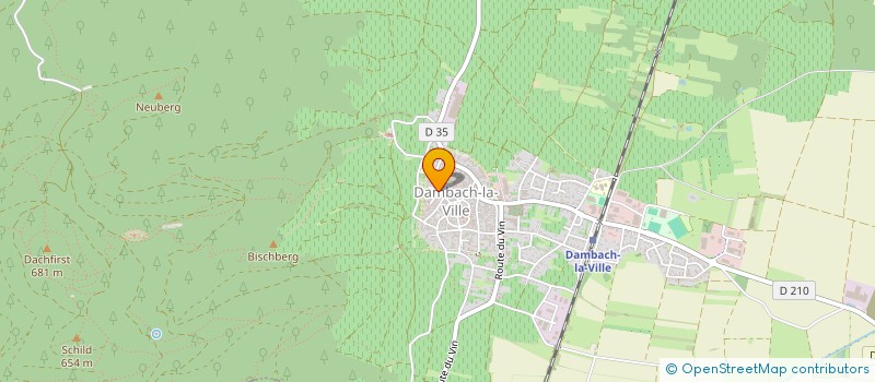 localisation de l'entreprise MONSIEUR ALEXANDRE CARL  DAMBACH-LA-VILLE