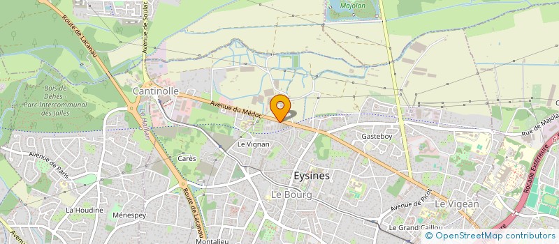 localisation de l'entreprise MONSIEUR ALEXANDRE CARLIER  EYSINES