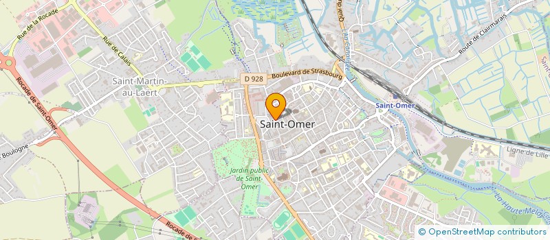 localisation de l'entreprise MONSIEUR ALEXANDRE CARON  SAINT-OMER